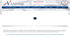 Desktop Screenshot of aadvantagelaundry.com